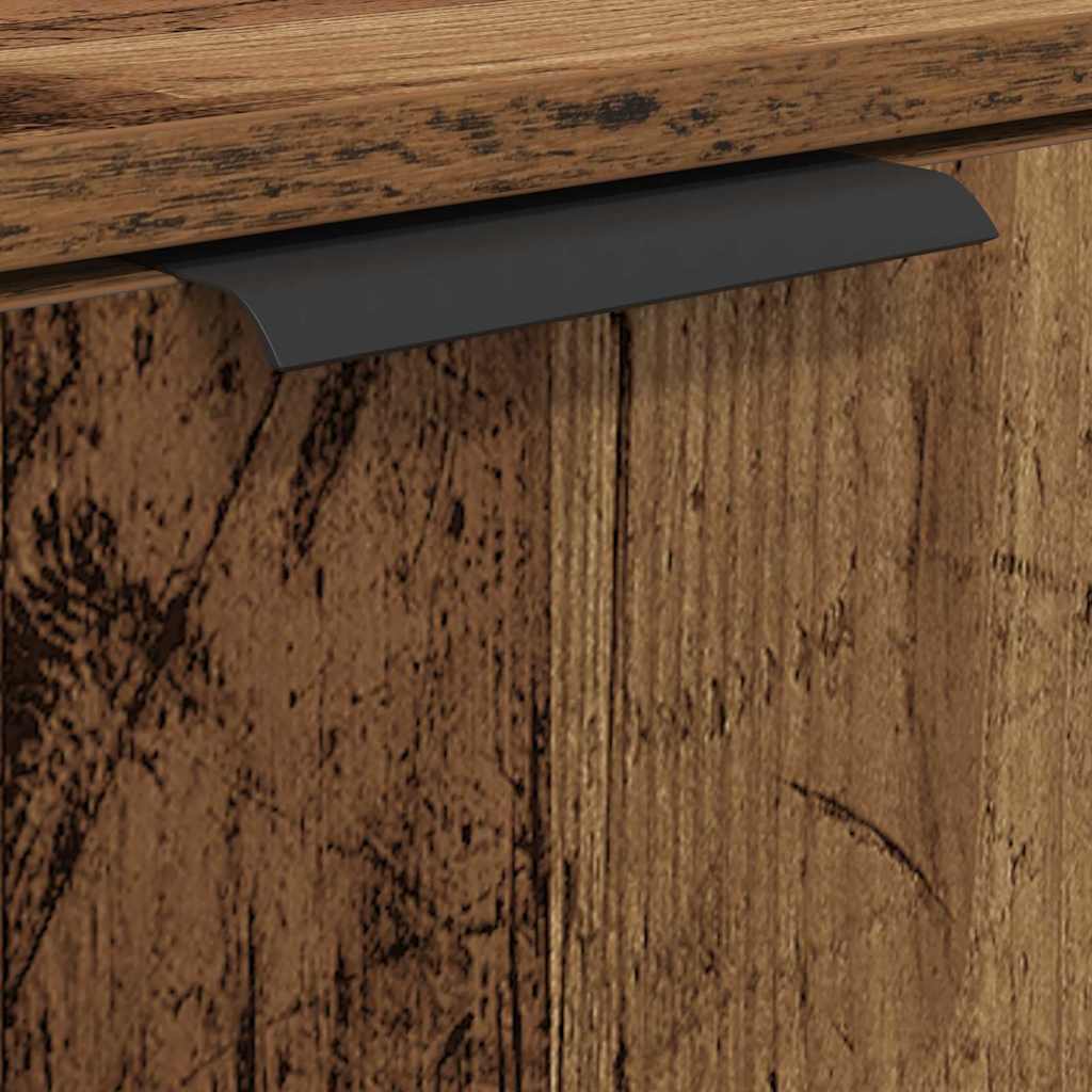 Badezimmerschrank-Set mit Regal 3 pcs Altholz Holzwerkstoff