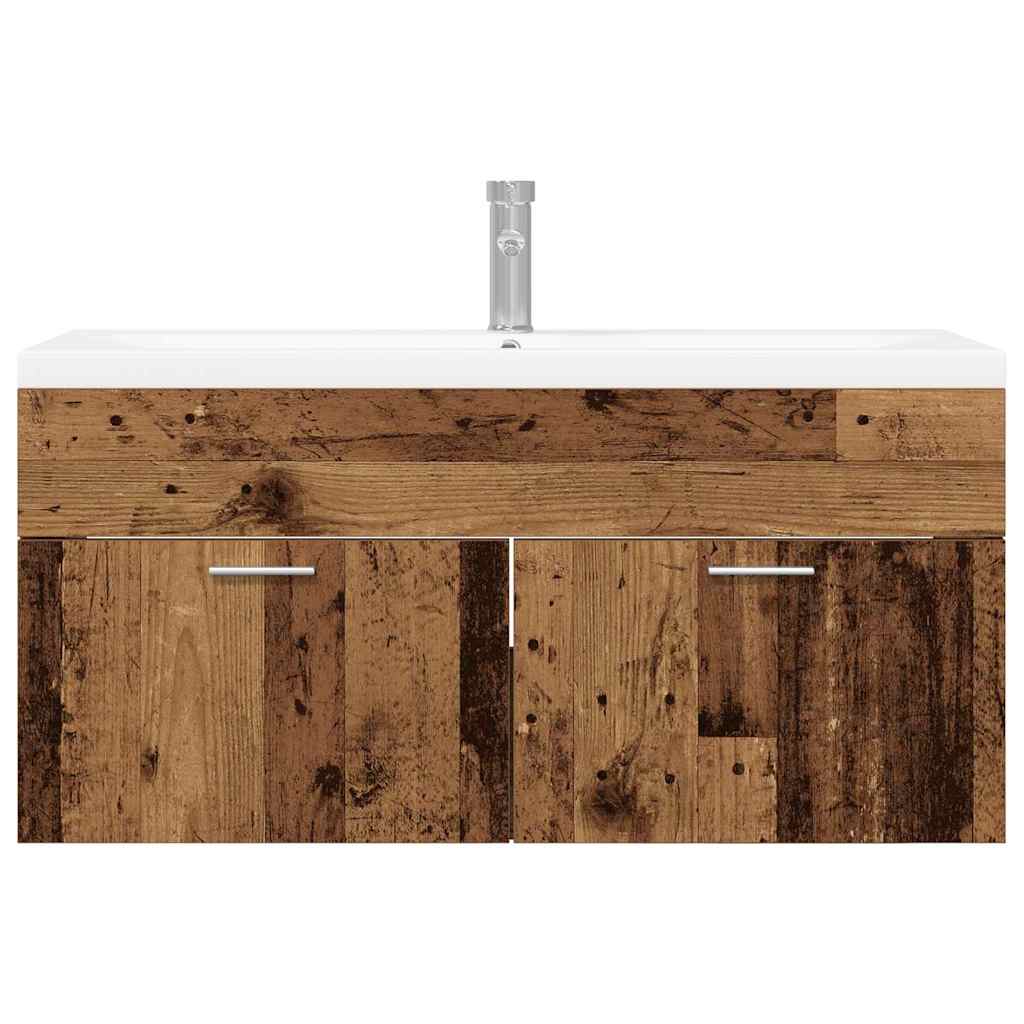 Badezimmerschrank Altholz 100 x 38,5 x 46 cm Holzwerkstoff