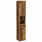 Badezimmermöbel-Set mit Schubladen 4 pcs Altholz Holzwerkstoff