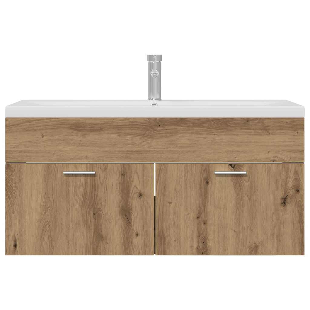 Badezimmerschrank Wandmontiert Artisan-Eiche 100 x 38,5 x 46 cm