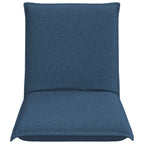 Verstellbarer Fußsessel Blau Stoff