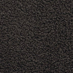 Verstellbarer Fußsessel Schwarz Schafstoff