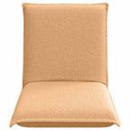Verstellbarer Fußsessel Beige Schafstoff