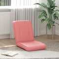 Verstellbarer Fußsessel Rosa Kunstleder