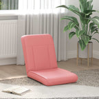 Verstellbarer Fußsessel Rosa Kunstleder