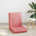 Verstellbarer Fußsessel Rosa Kunstleder