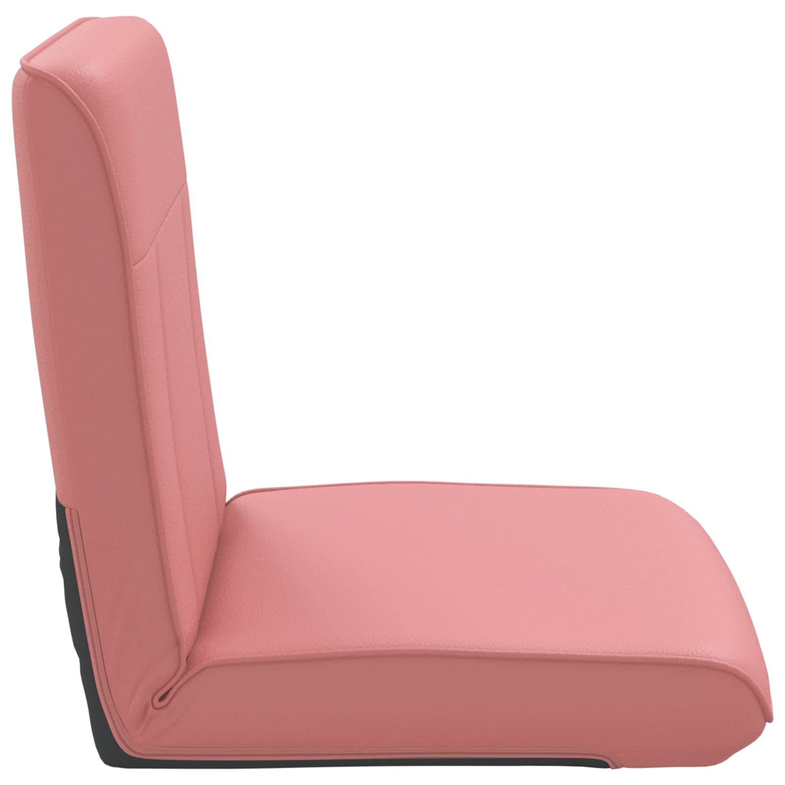 Verstellbarer Fußsessel Rosa Kunstleder