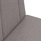Verstellbarer Fußsessel Taupe Stoff
