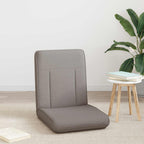Verstellbarer Fußsessel Taupe Stoff