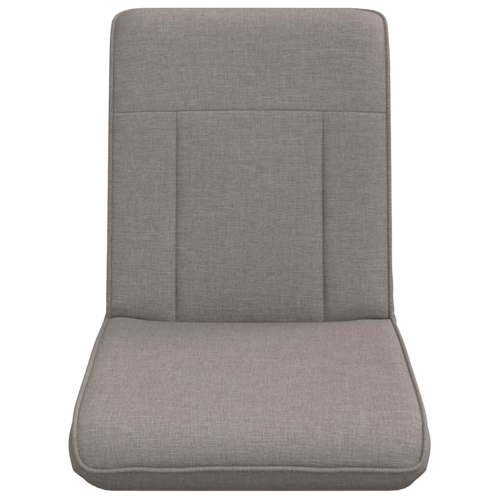 Verstellbarer Fußsessel Taupe Stoff