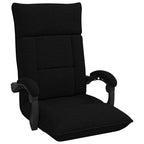 Verstellbarer Fußsessel Schwarz Stoff