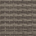 Liegestuhl mit Teeteller 62 x 64 x 112 cm Poly-Rattan