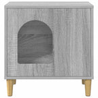 Katzenhaus Graues Sonoma 51 x 30 x 52 cm Holzwerkstoff
