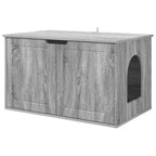 Katzenhaus Graues Sonoma 85 x 55 x 50,5 cm Holzwerkstoff