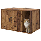 Katzenhaus Altholz 85 x 55 x 50 cm Holzwerkstoff