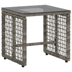 Gartenmöbel-Set mit Kissen 5 pcs Grau