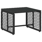 Gartenmöbel-Set mit Kissen 5 pcs Schwarz und Türkis