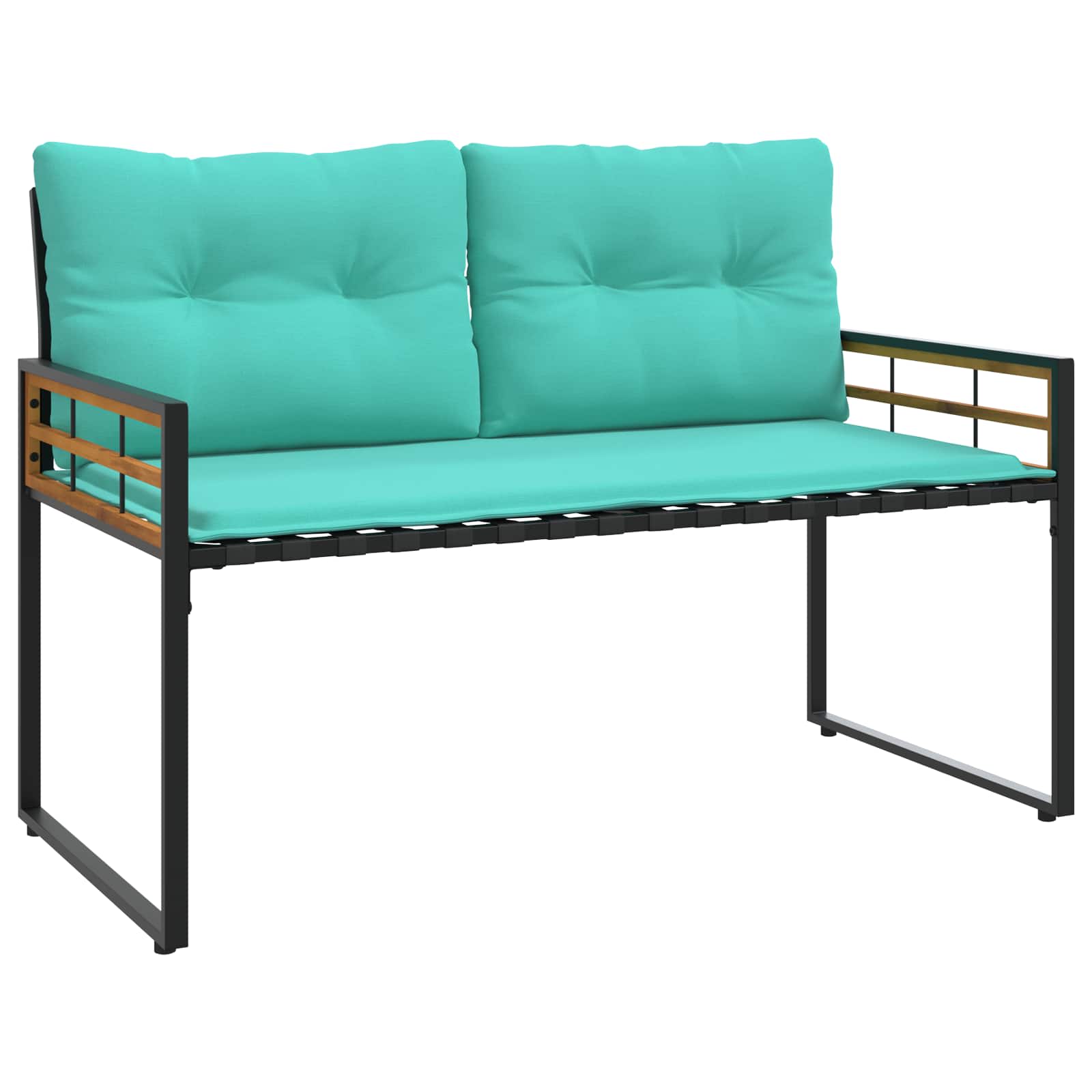 Gartenmöbel Set mit Kissen 4 pcs Türkis