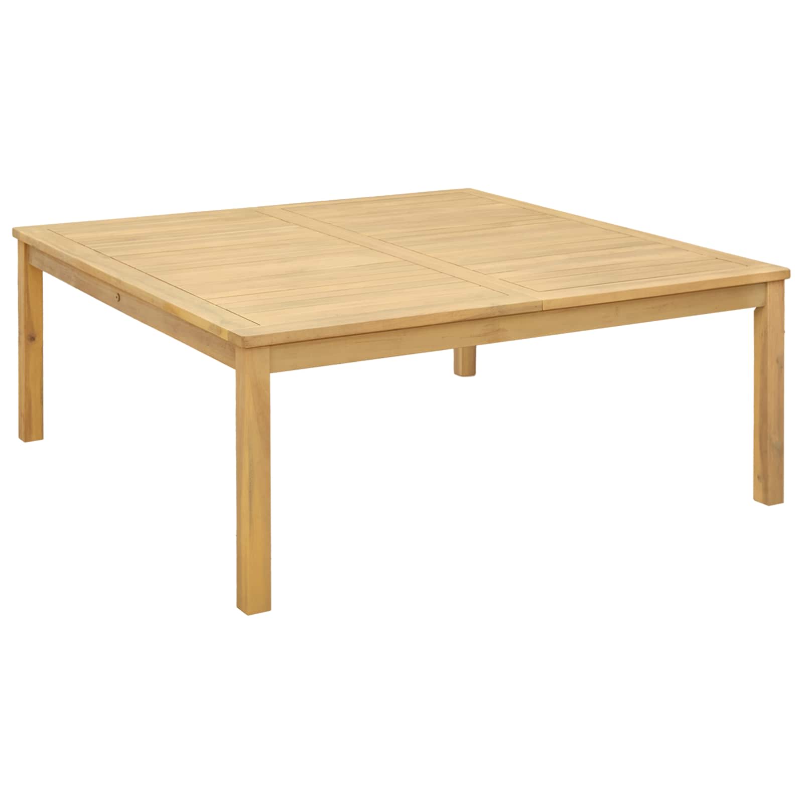 Couchtisch Helles Akazienholz 110 x 110 x 45 cm