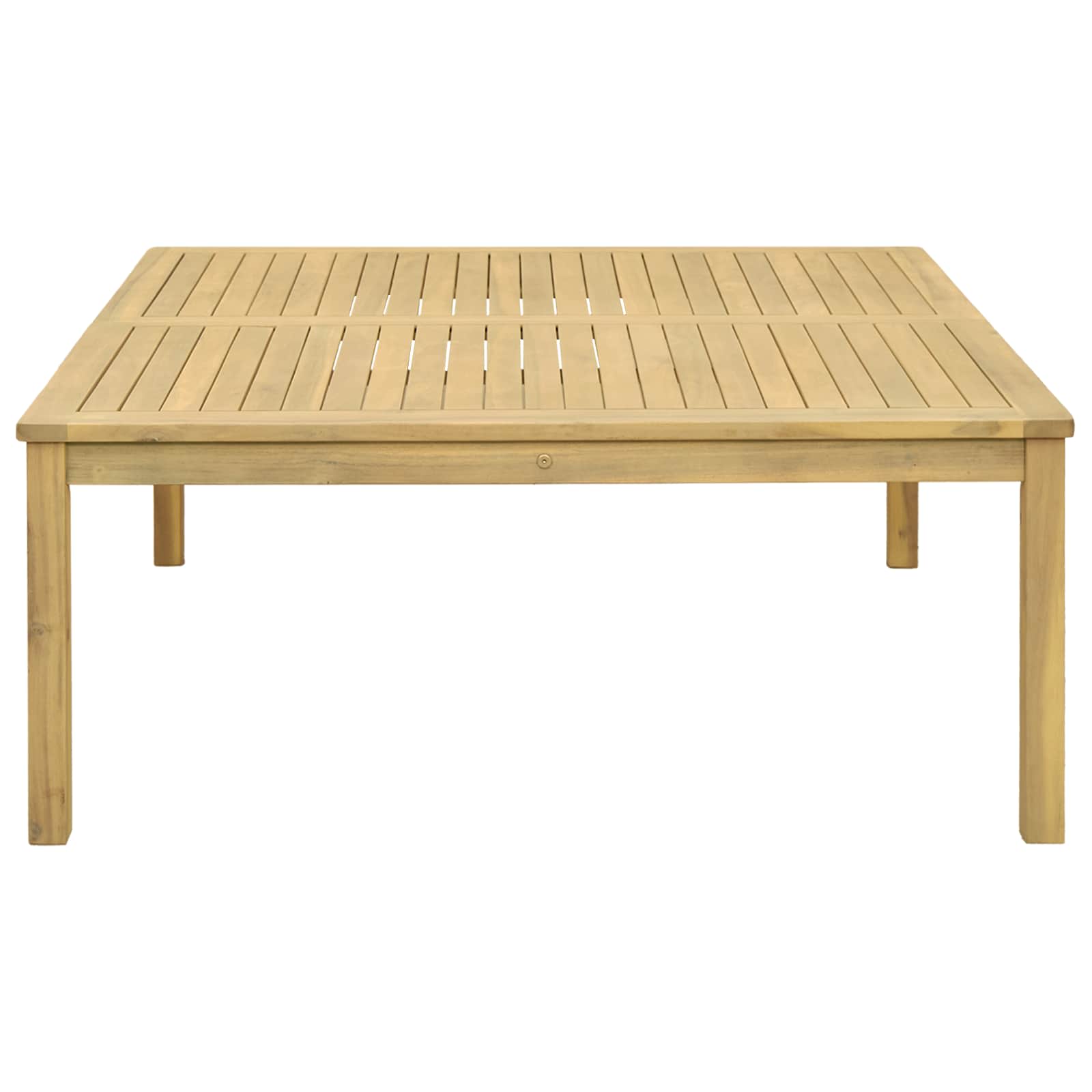 Couchtisch Helles Akazienholz 110 x 110 x 45 cm