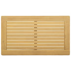 Couchtisch Helles Akazienholz 70 x 40 x 36 cm Massivholz Akazie