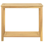 Gartenkonsole Tisch Helles Akazienholz 80 x 35 x 75 cm