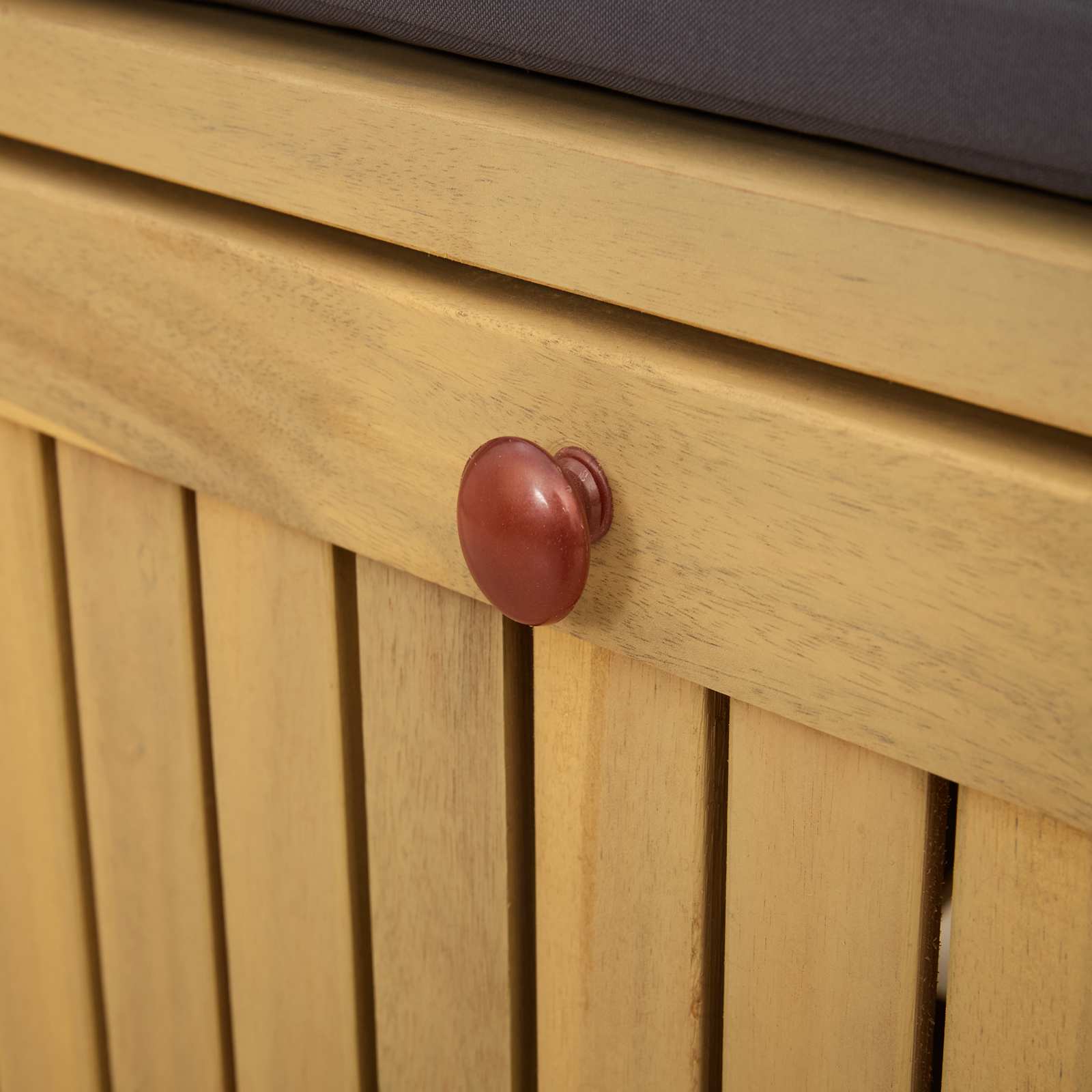 Sitzbank mit Stauraum mit Kissen mit Speicher 120 x 63 x 84 cm