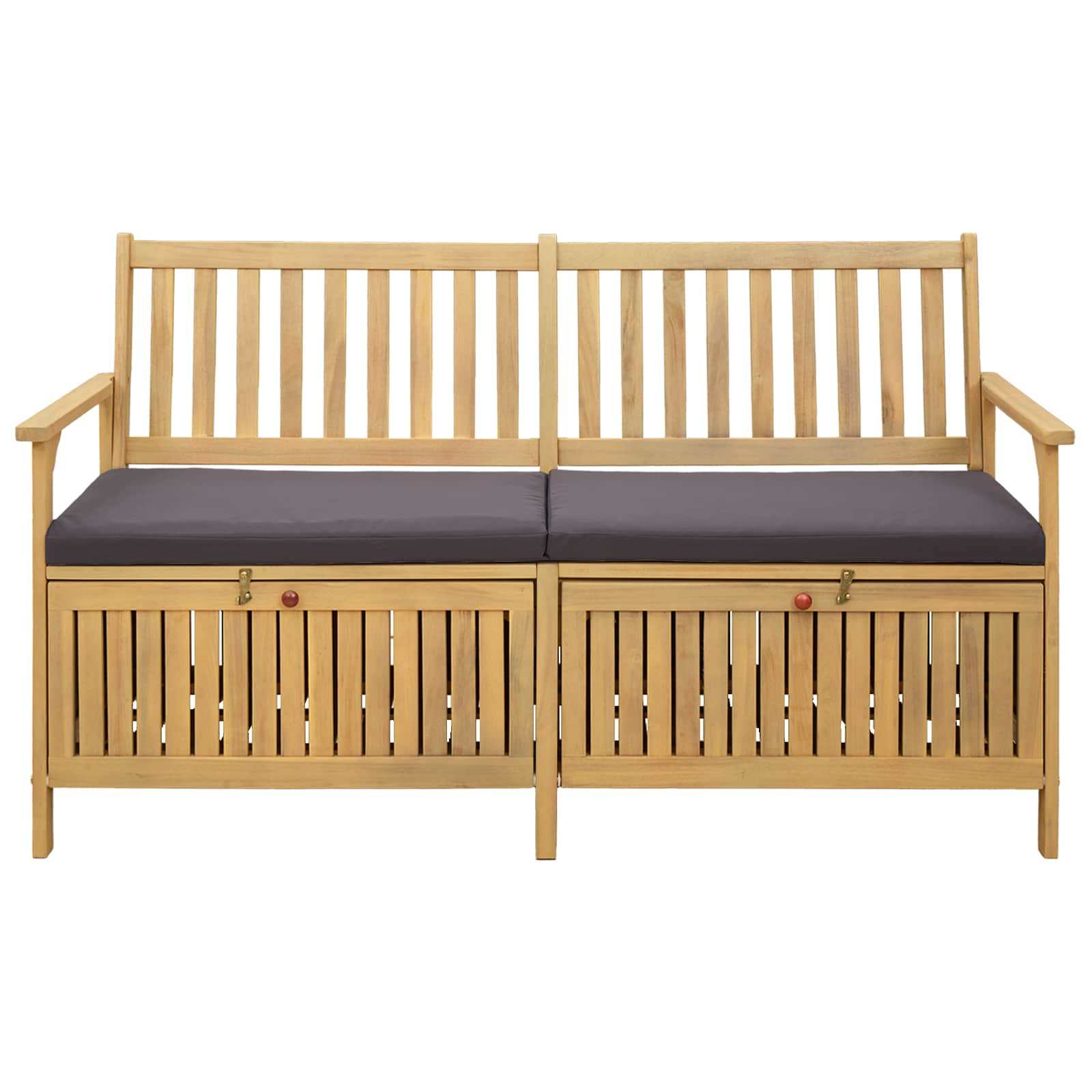 Sitzbank mit Stauraum mit Kissen mit Speicher 148 x 63 x 84 cm
