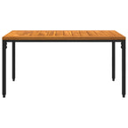 Gartenmöbel Set mit Kissen Schwarz und Türkis Poly-Rattan