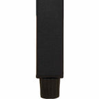 Bank Outdoor Schwarz und Türkis 117 x 54 x 74,5 cm Poly-Rattan
