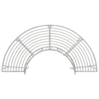 Baumbank 4-Sitzanzahl 160 x 80 x 89 cm Stahl Antik Weiß