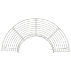 Baumbank 4-Sitzanzahl 160 x 80 x 89 cm Stahl Antik Weiß