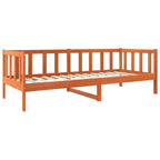 Bettrahmen Wachsbraun 90 x 190 cm Massives Kiefernholz