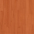 Bettrahmen Wachsbraun 90 x 200 cm Massives Kiefernholz