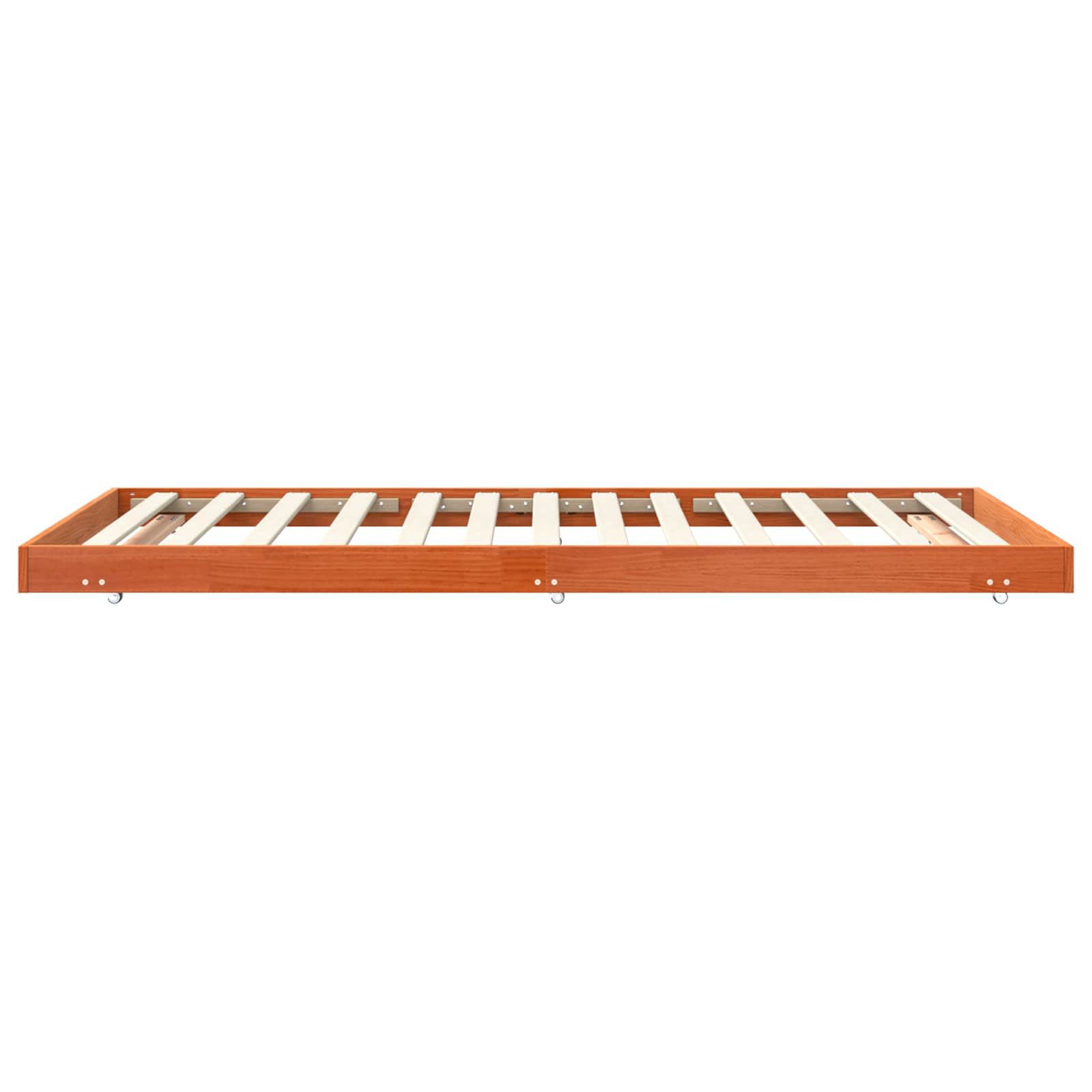 Bettrahmen Wachsbraun 90 x 190 cm Massives Kiefernholz