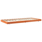 Bettrahmen Wachsbraun 70 x 190 cm Massives Kiefernholz