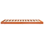 Bettrahmen Wachsbraun 70 x 190 cm Massives Kiefernholz