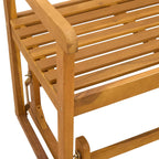 Garten Schaukeltbank Natur 110 x 59 x 97 cm Massivholz Akazie