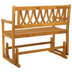Garten Schaukeltbank Natur 110 x 59 x 97 cm Massivholz Akazie