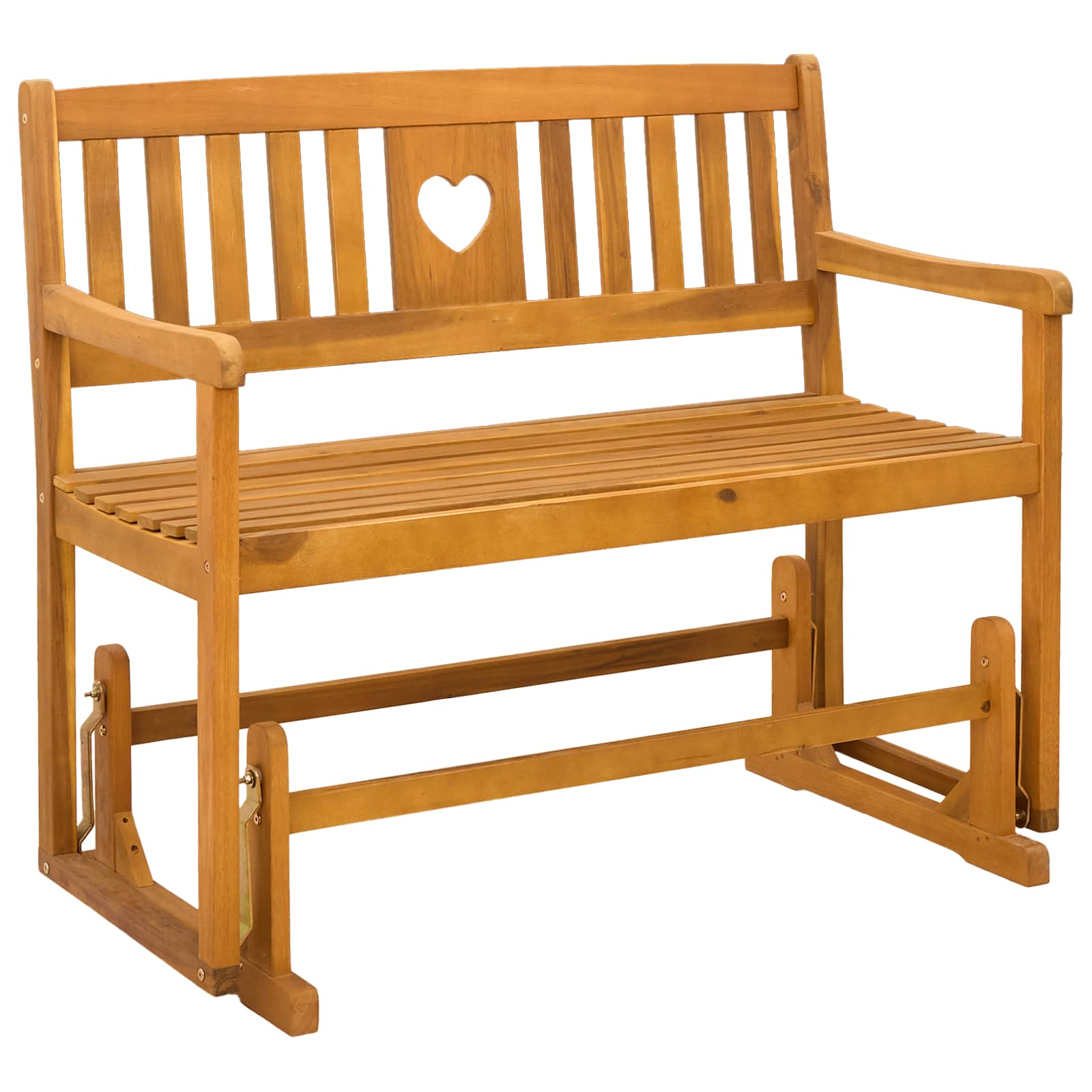 Garten Schaukeltbank Natur 110 x 59 x 97 cm Massivholz Akazie