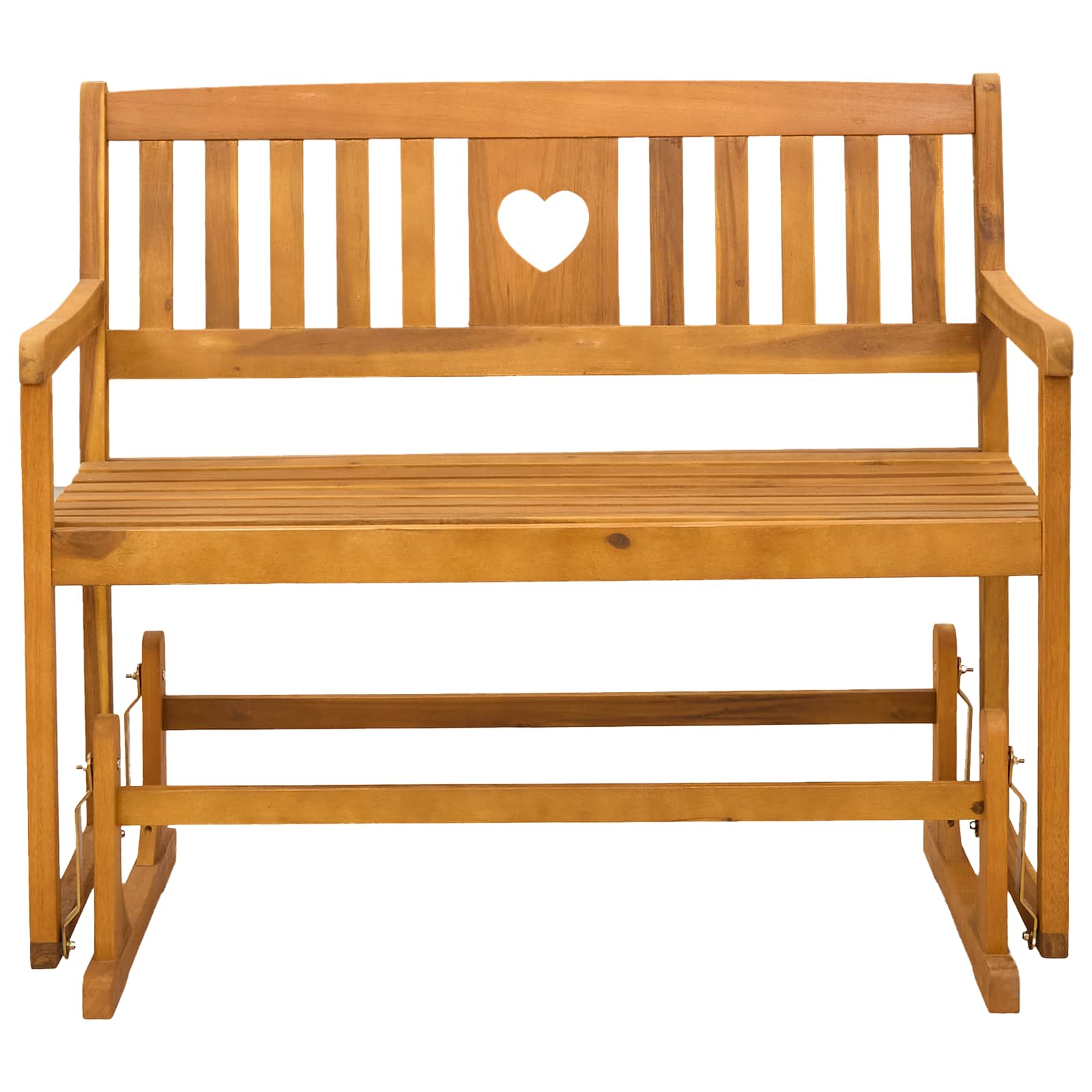 Garten Schaukeltbank Natur 110 x 59 x 97 cm Massivholz Akazie