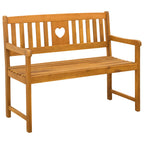 Bank Outdoor Natur 110 x 55,5 x 90 cm Massivholz Akazie