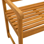 Gartenschaukelbank Natur 110 x 56 x 58 cm Massivholz Akazie