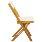 Außen Bistro-Stühle 2 pcs Cremeweiß 40 x 53 x 80 cm