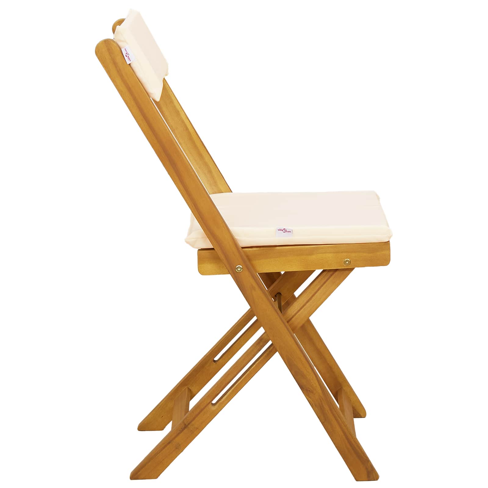 Außen Bistro-Stühle 2 pcs Cremeweiß 40 x 53 x 80 cm