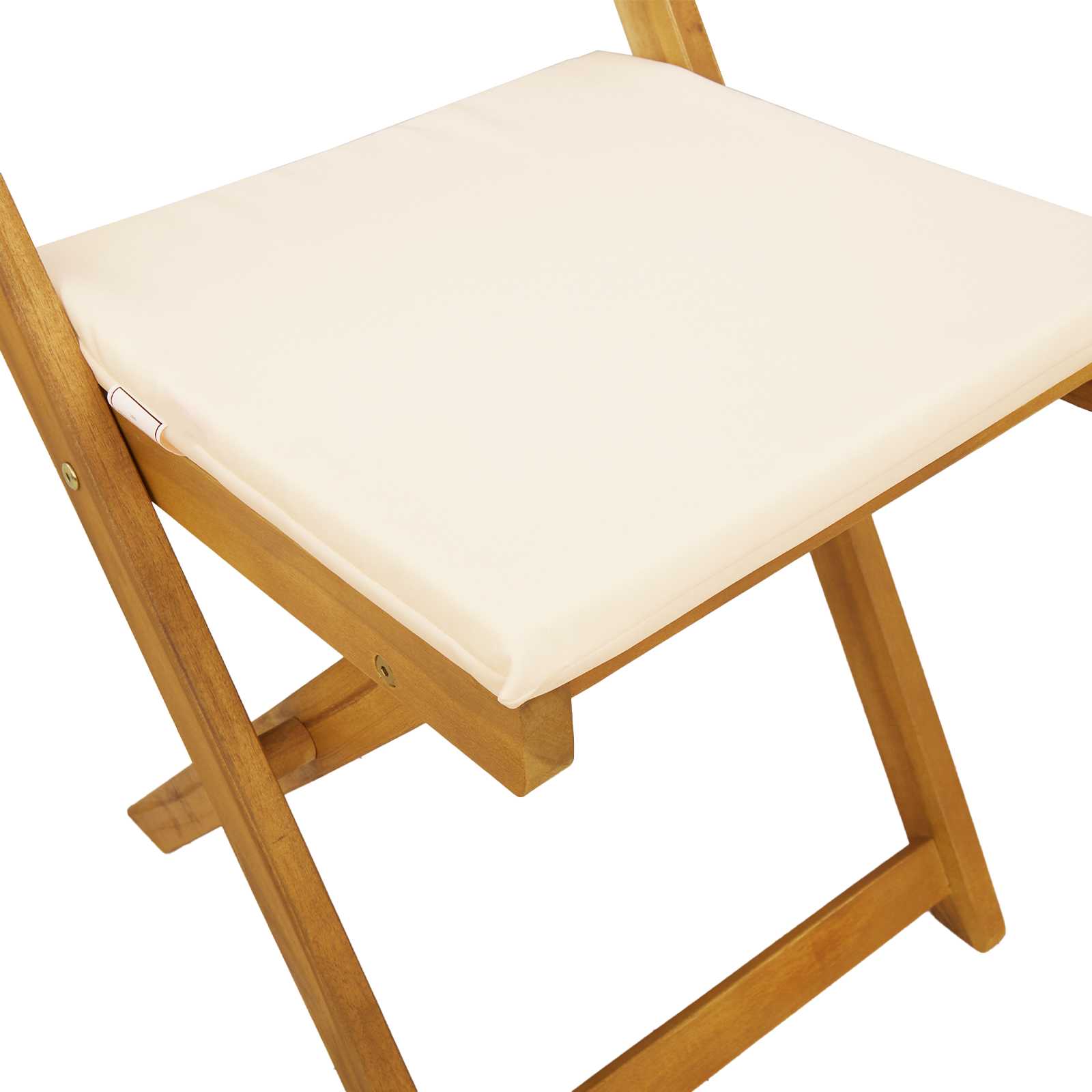 Außen Bistro-Stühle 4 pcs Cremeweiß 40 x 53 x 80 cm