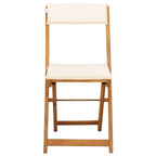 Außen Bistro-Stühle 4 pcs Cremeweiß 40 x 53 x 80 cm