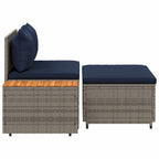 Outdoor-Sofagarnitur 4-Sitzanzahl 4 pcs 55 x 30 x 39 cm
