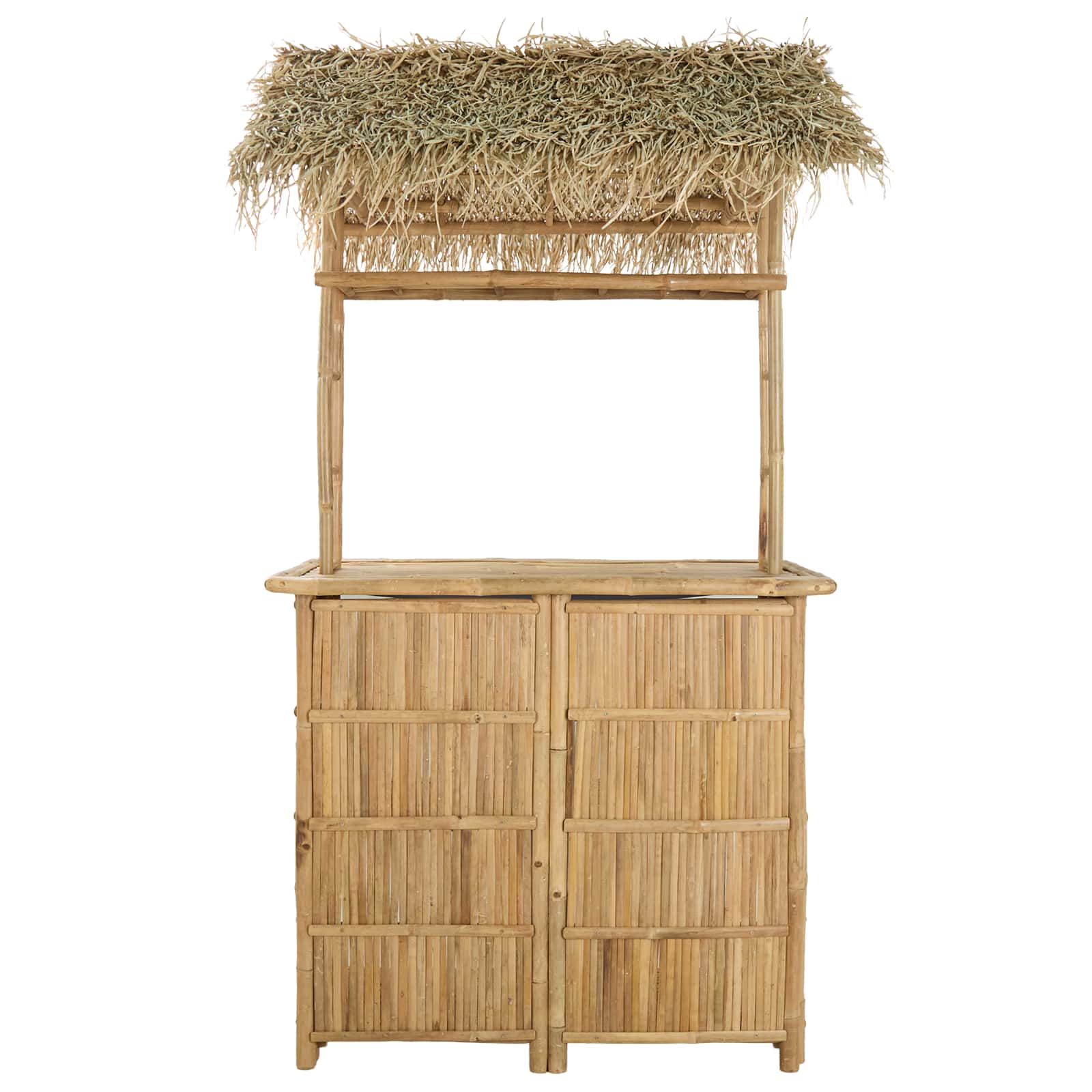 Outdoor Bartisch Natur 115 x 95 x 215 cm Bambus
