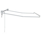 Elektrisches Markisenrahmen Weiß 3,5 x 2 m Aluminium